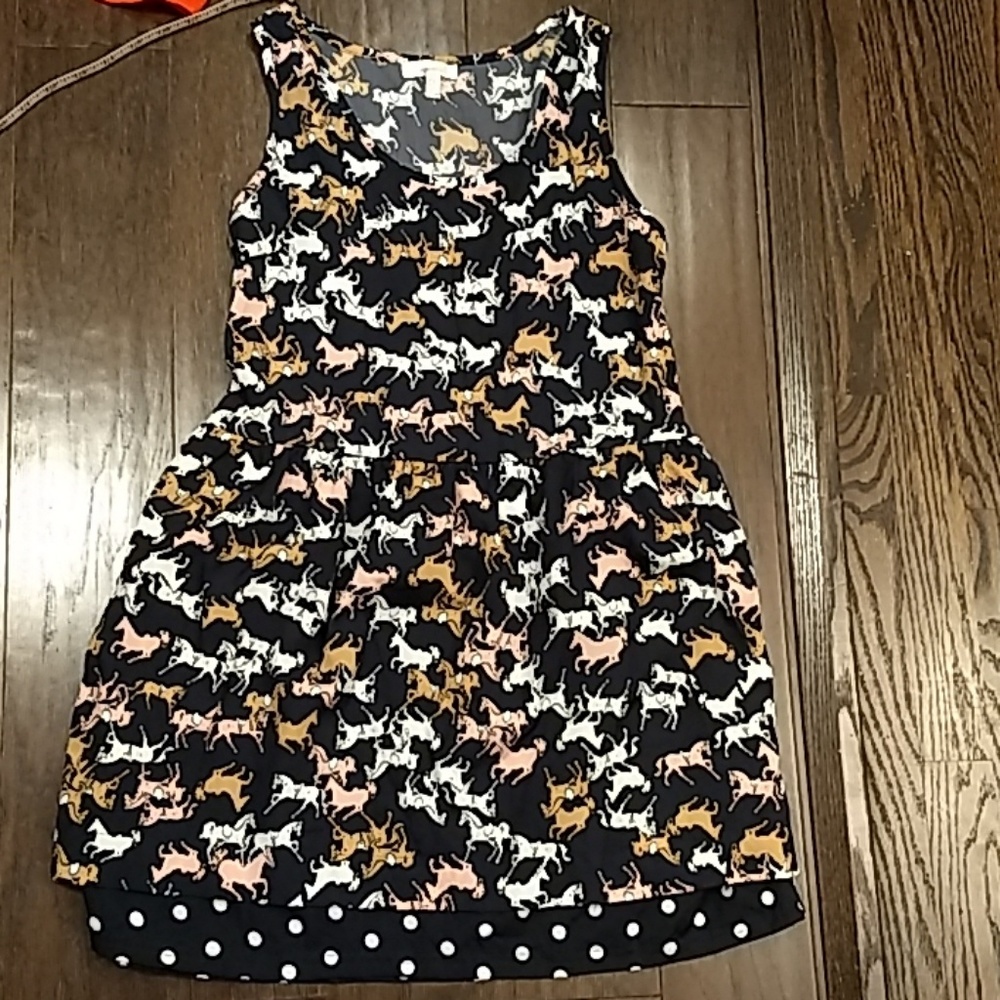 Anthropologie Porridge horse dress S